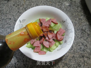 Pork Ham with Cucumber recipe