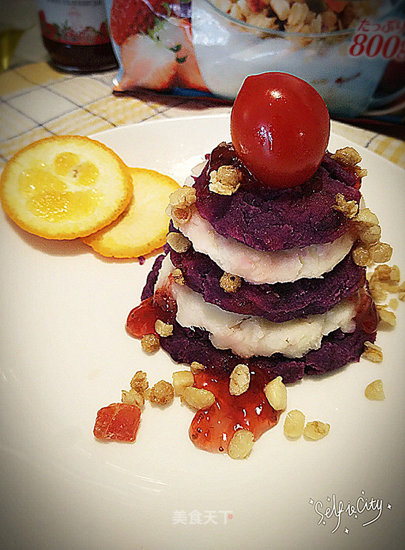 Purple Potato Yam Puree recipe