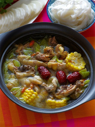 Cantonese Style Chicken Soup Hot Pot recipe
