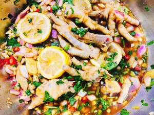【lemon Chicken Feet】sour and Spicy Appetizer, Enjoyable to Bite recipe