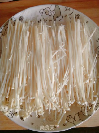 Enoki Mushroom with Garlic recipe