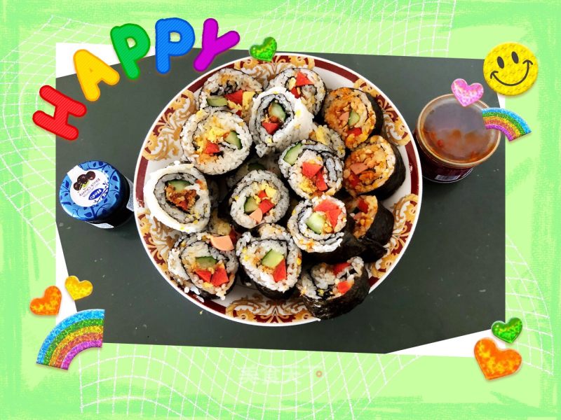 Colorful and Multi-flavored Sushi recipe