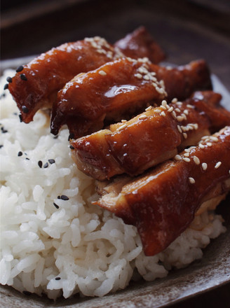 Today’s Bowl of Fascinating Teriyaki Chicken Drumstick Rice, Eat All The Warmth recipe