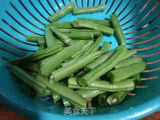 Stir-fried String Beans with Minced Meat recipe