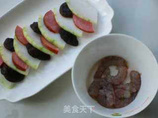 Three Fresh Steamed Shrimp Balls in Oyster Sauce recipe