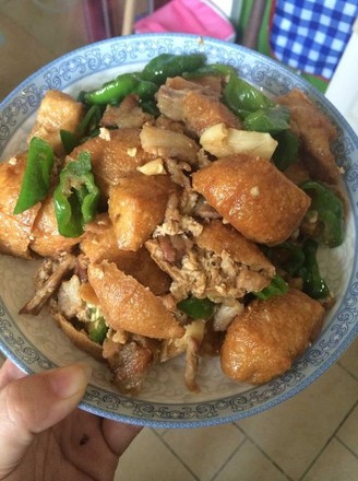 Zhang's Braised Pork Belly with Tofu in Oil recipe