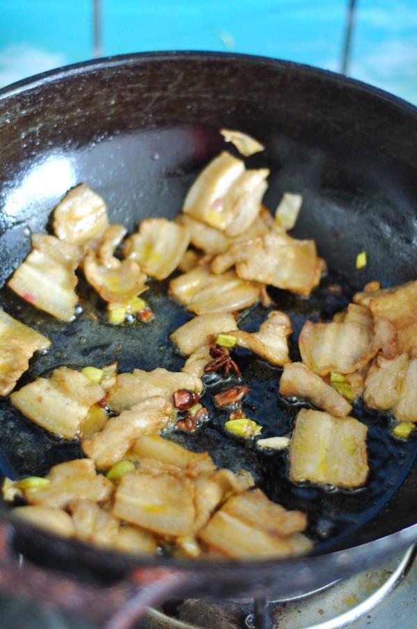 Colorful Fried Pork recipe