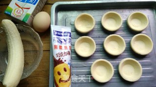 Banana Mini Egg Tart recipe