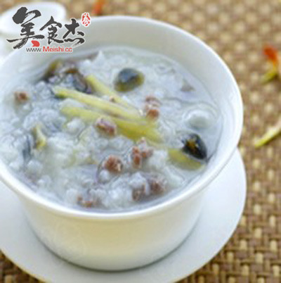 Congee with Preserved Egg and Lean Meat recipe