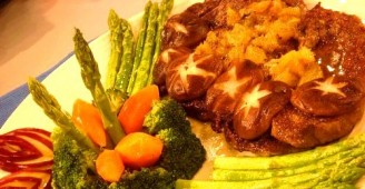 Orange Mushroom Steak recipe