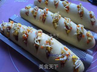 Corn Sausage Sticks Buns recipe