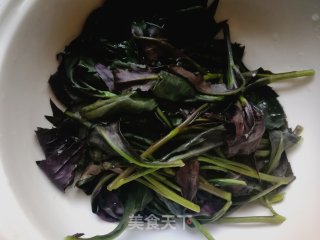 Braised and Stir-fried Purple Back Vegetables recipe