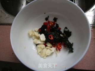 Fried Cucumber with Basil recipe