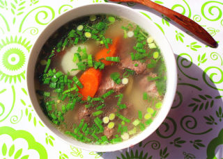 Yam Lamb Soup recipe