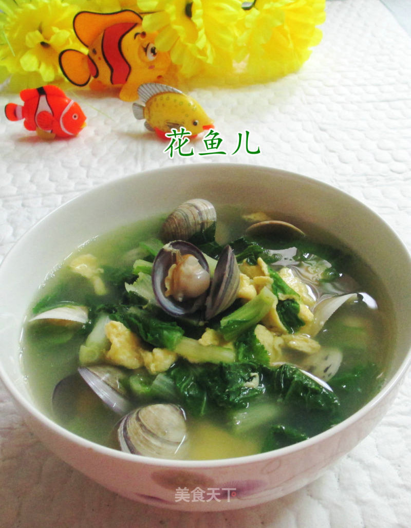 Eggs, Clams and Cabbage Soup recipe