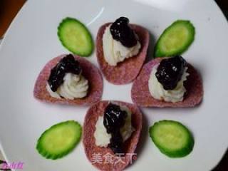 Blueberry Yam Puree recipe