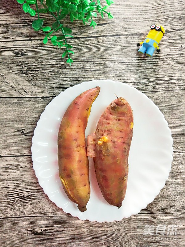 Sweet Potato Bean Paste Rose Bread recipe