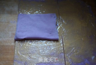 #trust之美#thousand-layer Purple Sweet Potato Hair Cake recipe