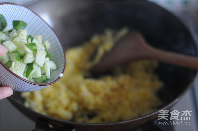 Fried Rice with Shrimp Skin recipe