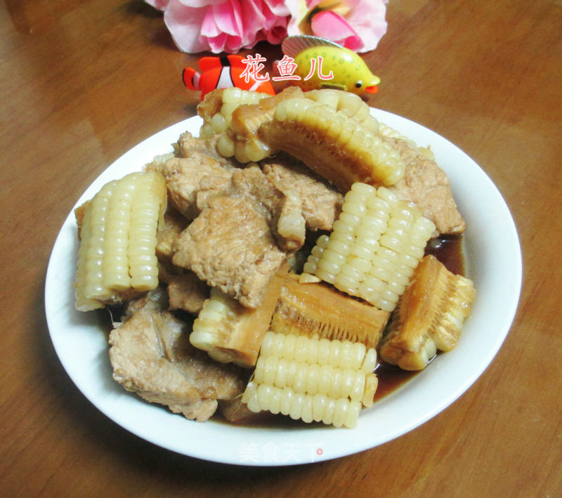 Sticky Corn Steak recipe