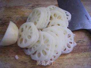 Fruit Rum Lotus Root Slices recipe