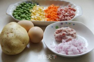 Chinese Potato Pizza recipe