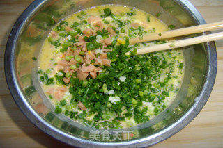 Super Fragrant Breakfast Pancakes-scallion Ham and Egg Pancakes recipe