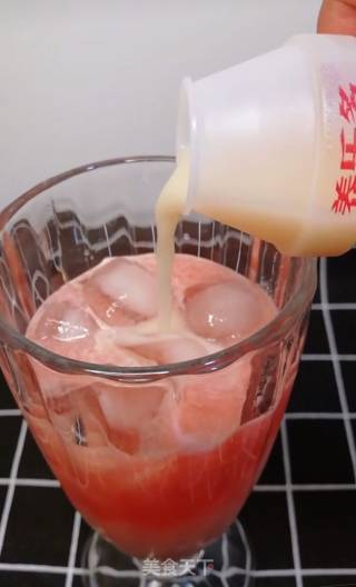 Watermelon Lemon Yakult recipe