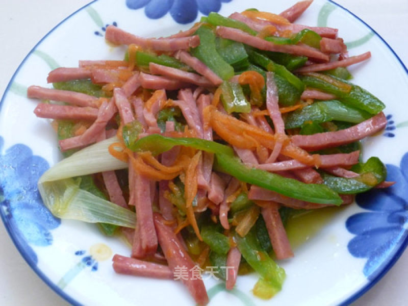 Gold-jade-cui Three Wires Stir-fried recipe