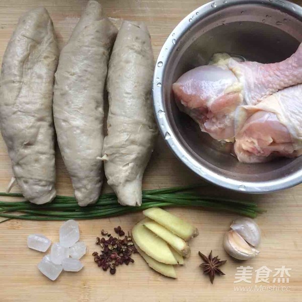 Braised Chicken Drumsticks with Gluten recipe