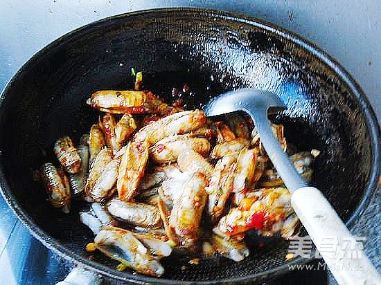 Spicy Fried Razor Clam recipe