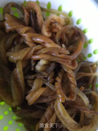 Onion Sea Mushroom with Cold Dressing recipe