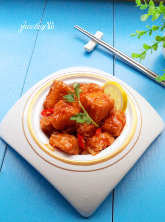 Braised Fish Pieces in Korean Spicy Sauce recipe