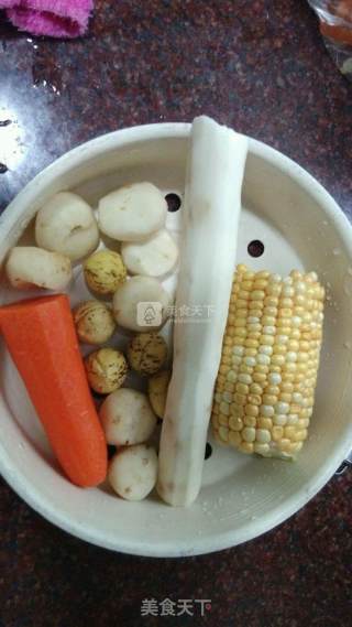 Chinese Yam Chestnut Soup with Pork Bones recipe