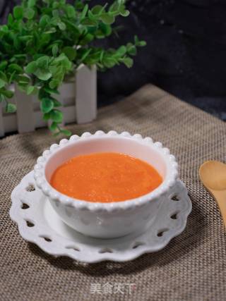 Carrot Puree for Baby Food Supplement to Protect Eyesight recipe