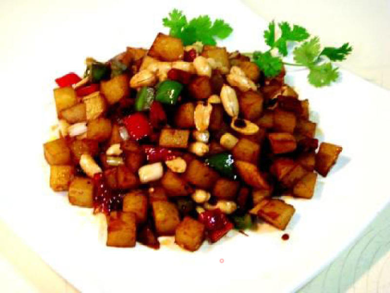 Kung Pao Diced Potatoes recipe