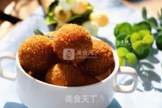 Bean Paste Sweet Potato Balls recipe