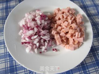 Breakfast @@【chess Om Eggs】 recipe