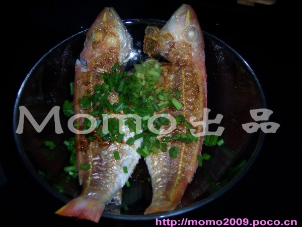 Fried and Steamed Red Mullet recipe