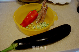 Stir-fried Diced Eggplant with Bacon with Millet Pepper recipe