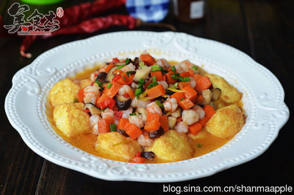 Three Fresh Tofu with Sauce recipe