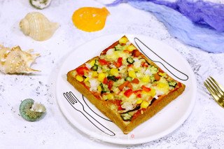 Antarctic Krill Toast Pizza recipe