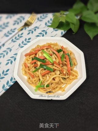 Stir-fried Hor Fun with Ham recipe