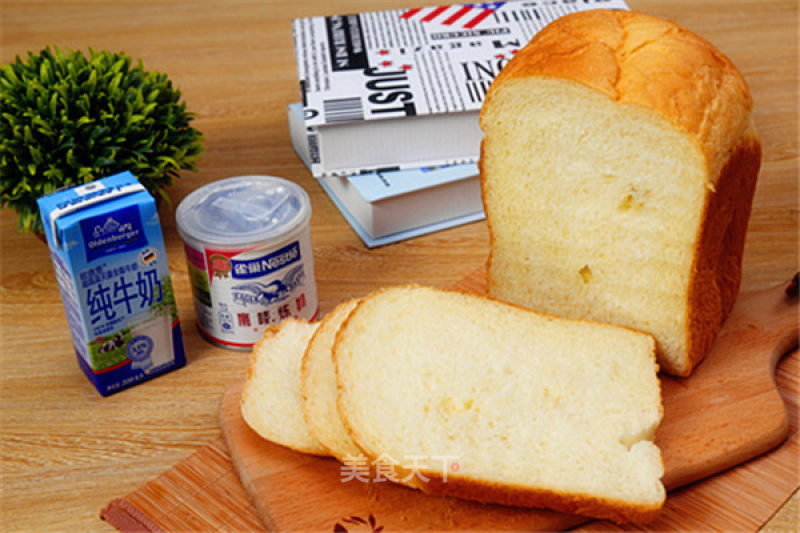 Sweet and Soft Condensed Milk Toast recipe