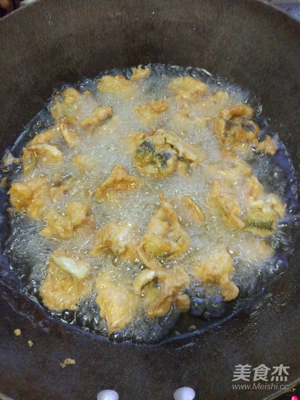 Soft Fried Fish Nuggets recipe