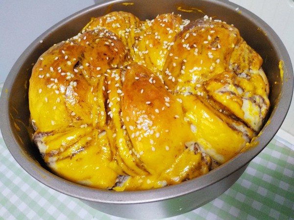 The Shredded Bean Paste Bread without The Need to Knead Out The Film. recipe