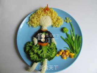 Creative Kids Meal for Curly Girl recipe