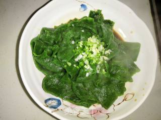 #面食#oil Splashing Jade Belt Noodle recipe