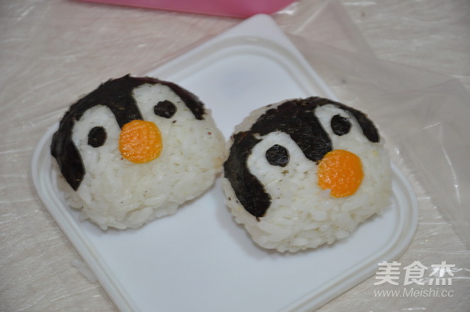 Cute Penguin Bento recipe