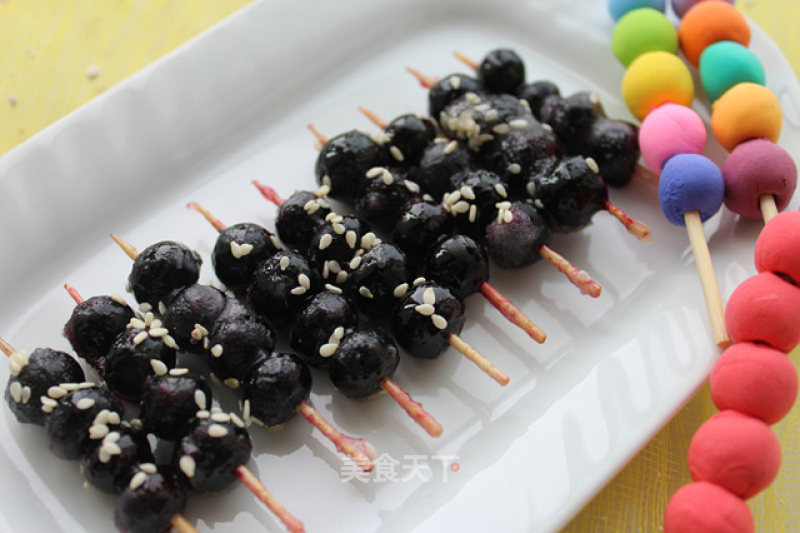 Mini Blueberry Candied Fruit recipe